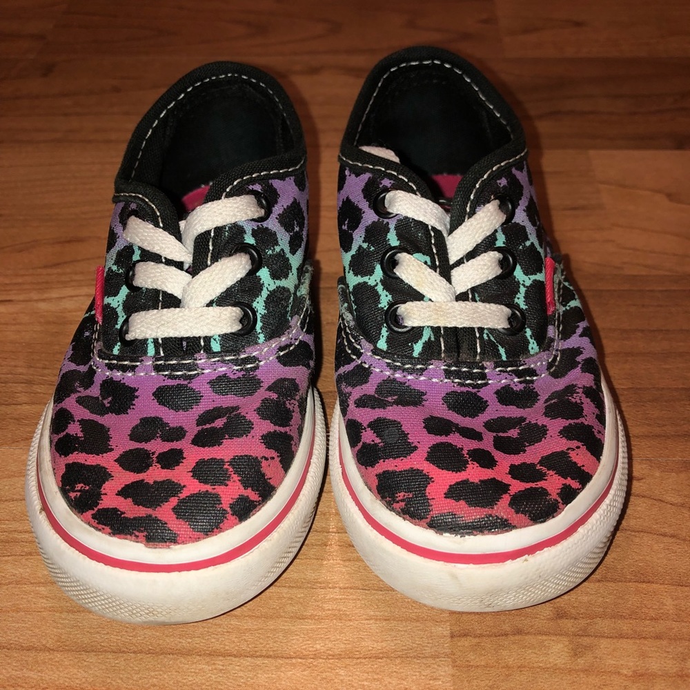 Toddler girl cheetah sneakers